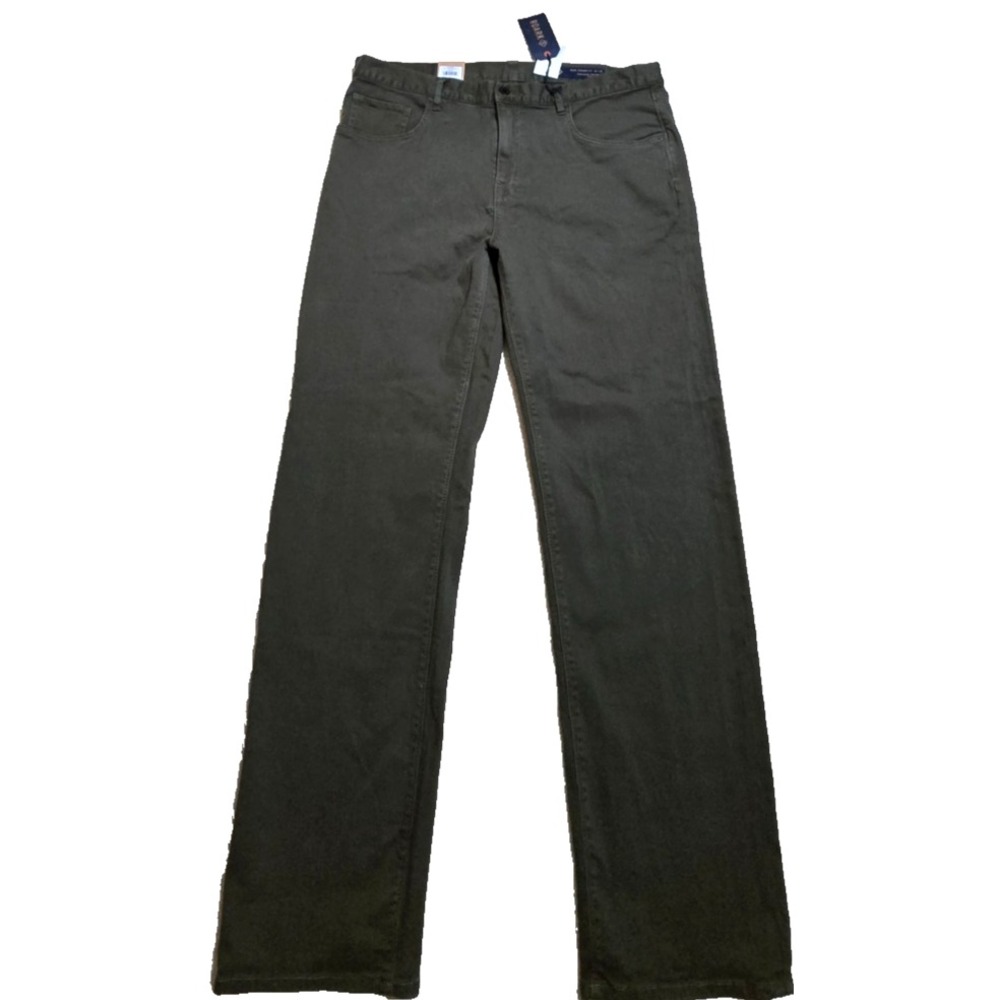Roark HWY 128 5‎ pocket RD213 Denim Jeans  Men's 40X32 Military Green NWT